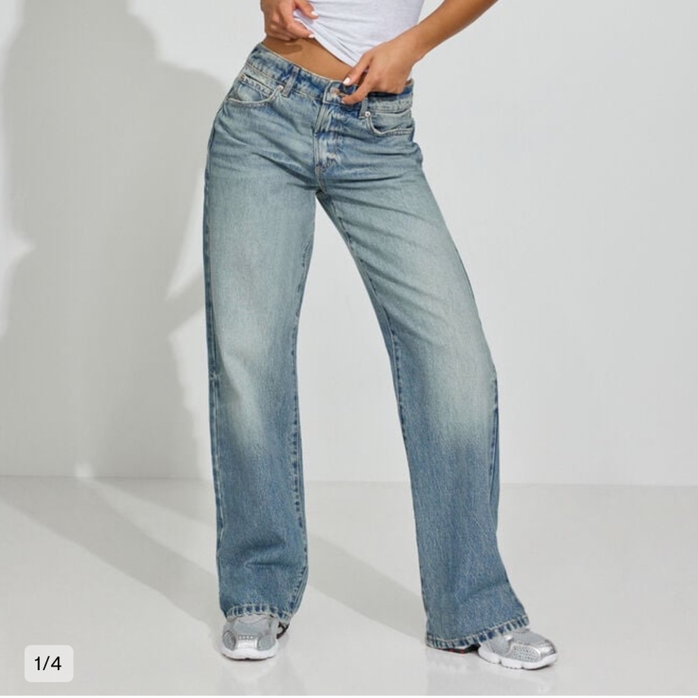 Garage Slouchy Jeans in Aster Blue